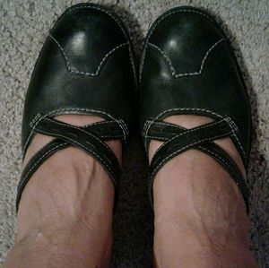 Clarks Slip-on Heel Shoes